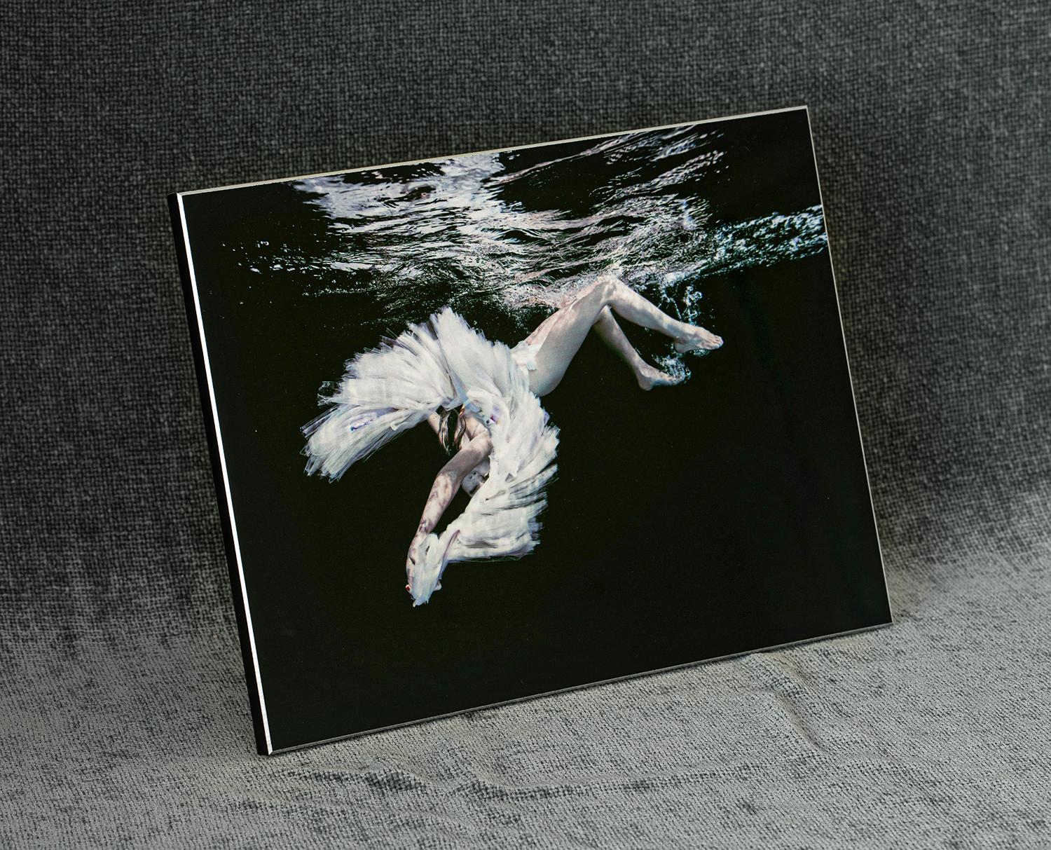 Ballett - Unterwasser-Aktfoto - Druck auf Aluminium 9 x 12