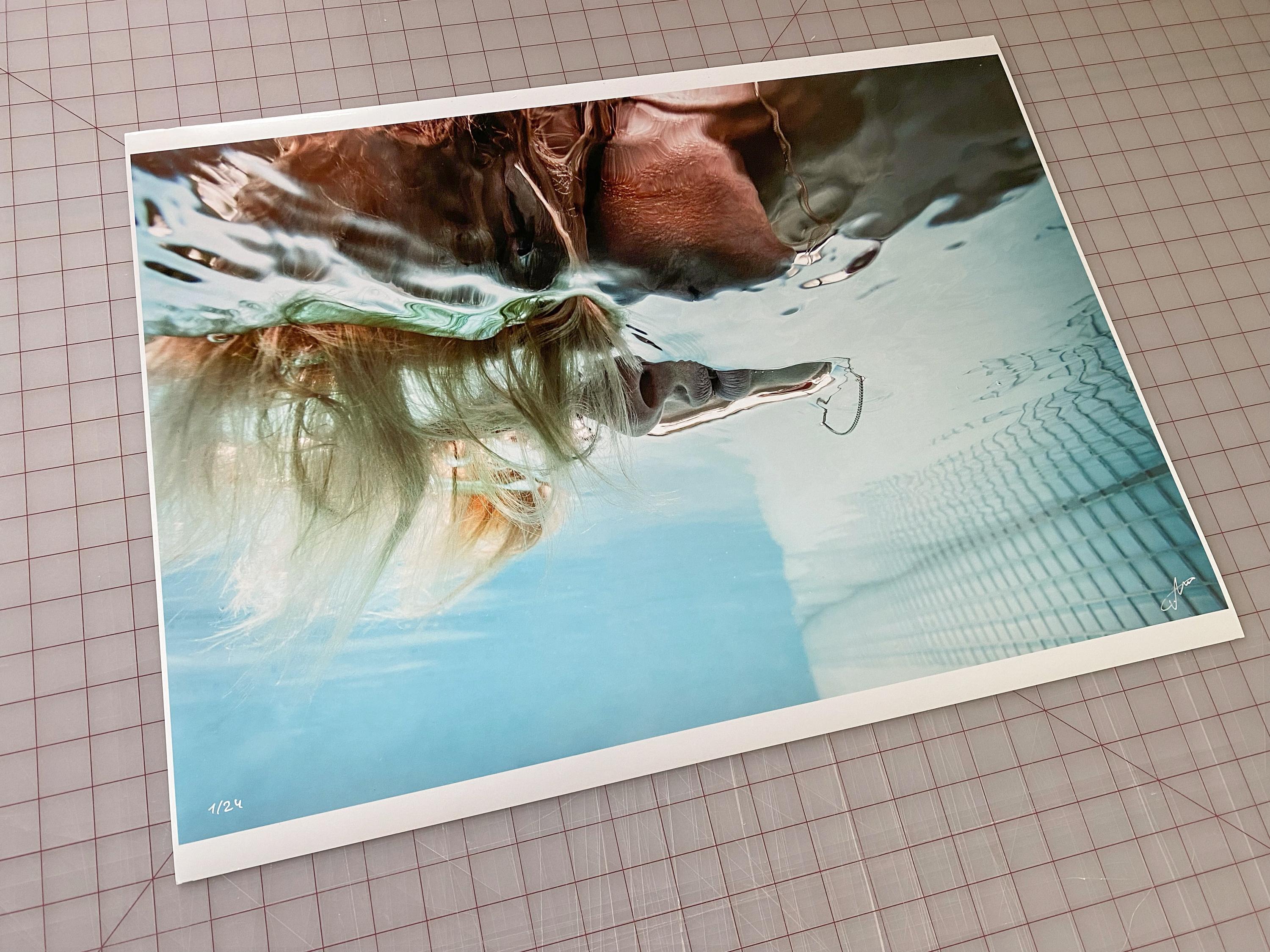 Bent Sound – Unterwasserporträt von Njomza Vitia – Archivalisches Pigmentdruck 18x24