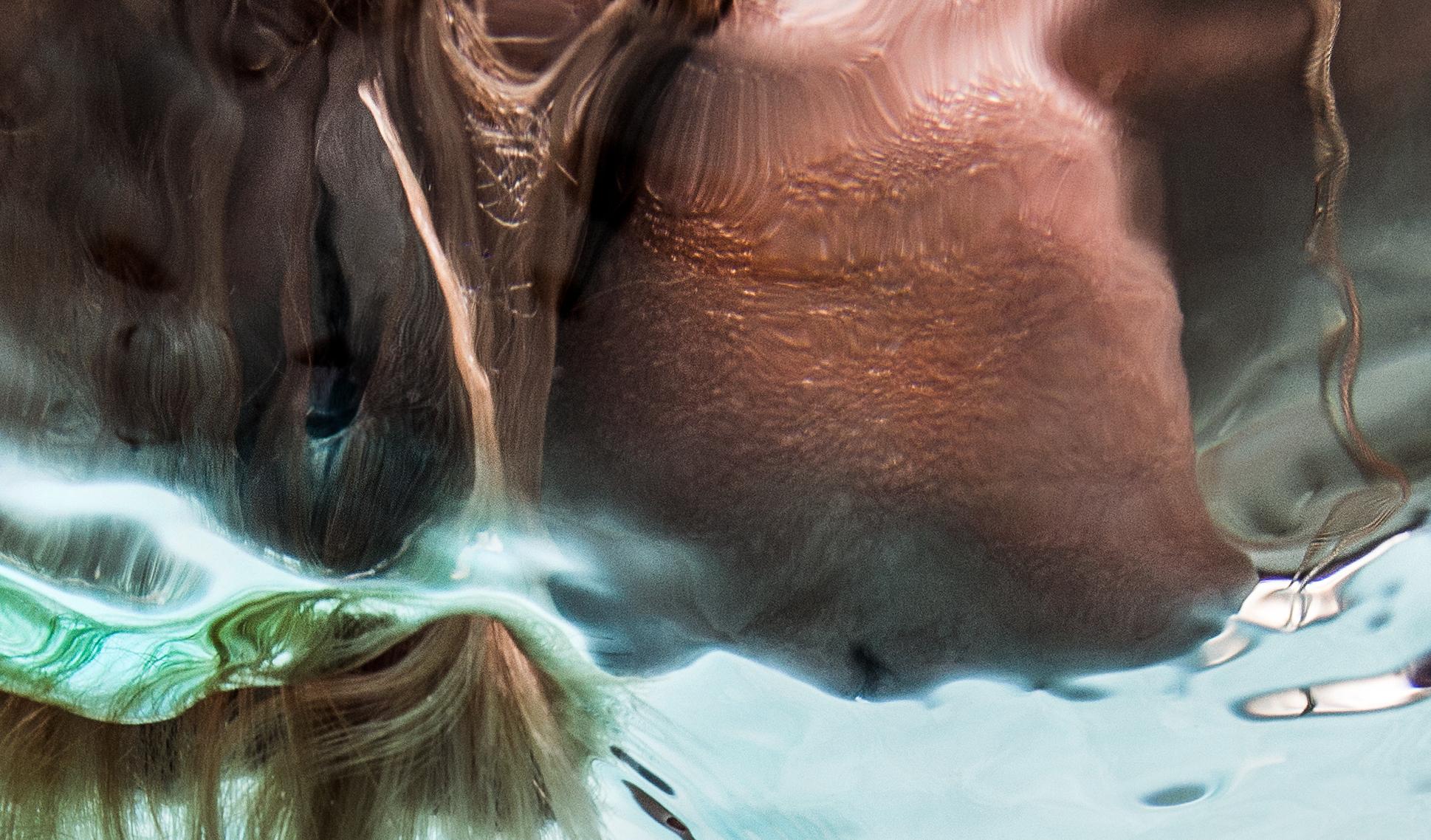 Bent Sound - an underwater portrait of singer Njomza Vitia - aluminum 24x36