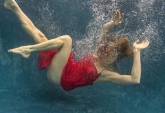 Blue Fall - fotografia subacquea - stampa d'archivio con pigmenti 27x35