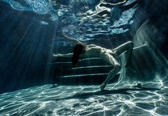 Breakdance - underwater nude photograph - print on paper 16” x 23.5”