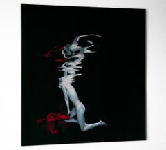 Carmen - underwater nude photograph - print on aluminum 40" x 40"