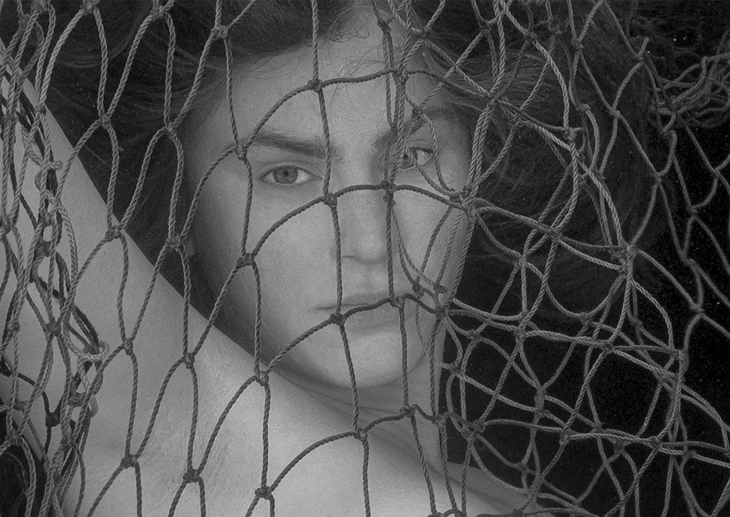 Catch Me - Unterwasser-Schwarz-Weiß-Fotografie - Archivdruck 14,4