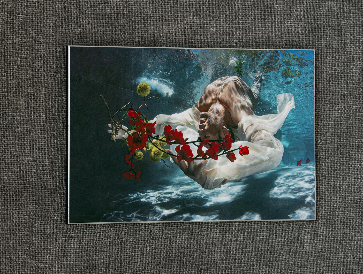 Cold Song - Unterwasser-Nacktes Foto - Druck auf Aluminium 8 x 12
