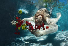 Cold Song - foto di nudo sott'acqua - stampa su alluminio 8 x 12"