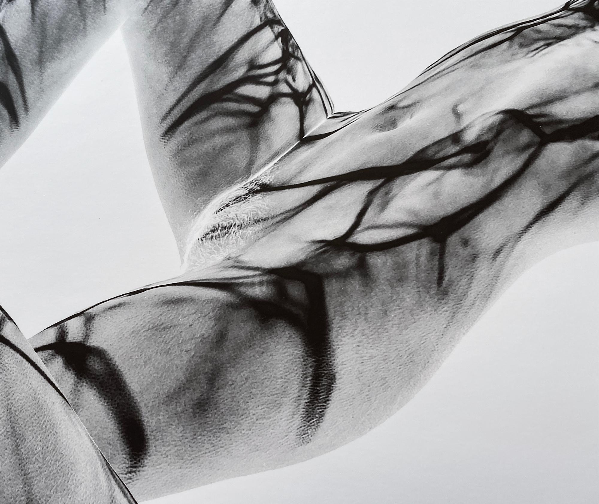 Crossfire - Unterwasser-Schwarz-Weiß-Nacktfotografie - Druck auf Papier 43 x 72