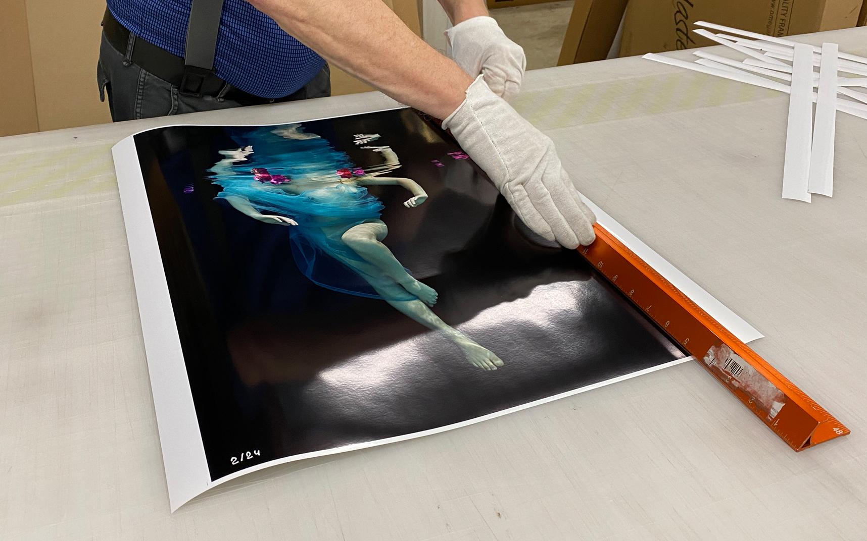 Dancing Flowers - underwater nude photograph - archival pigment 35