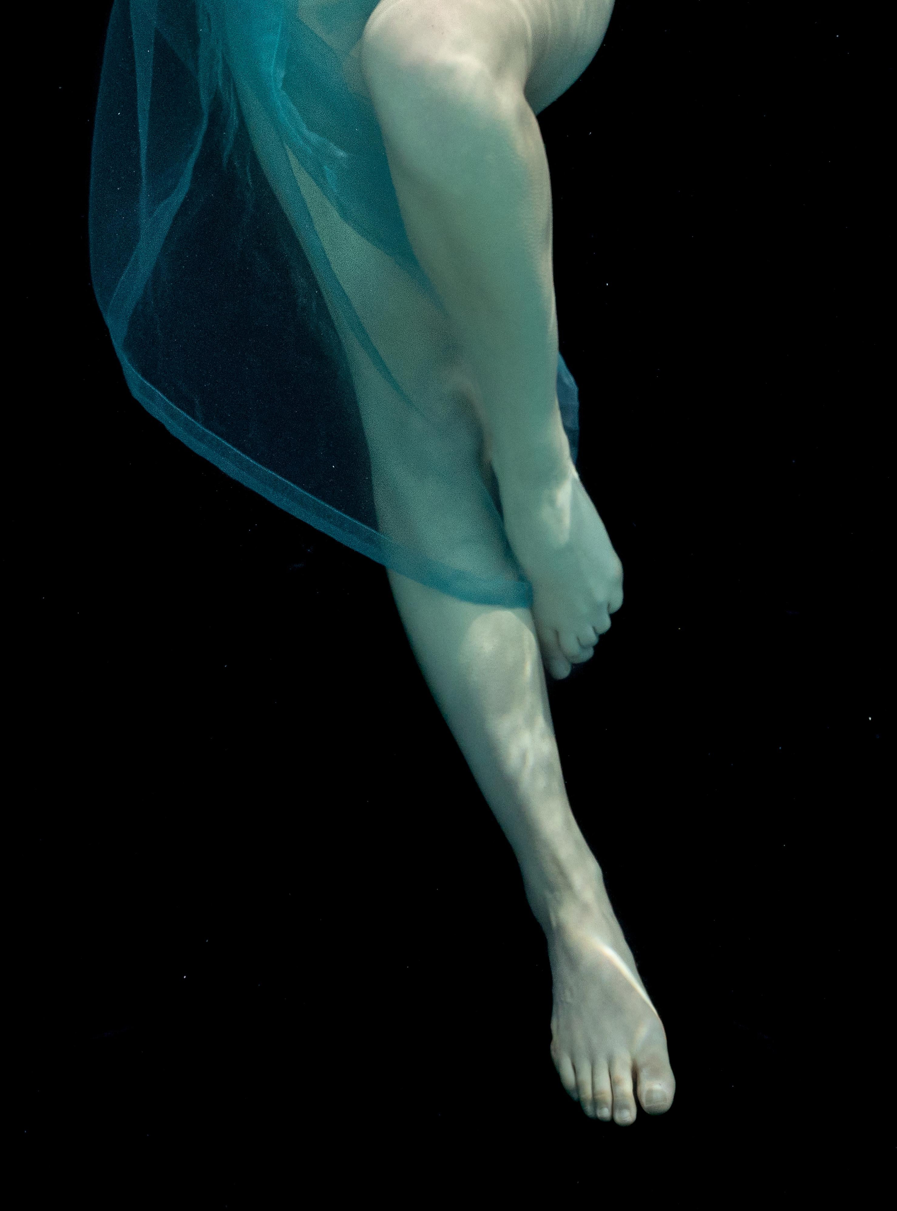 Dancing Flowers - underwater nude photograph - archival pigment 57 x 43