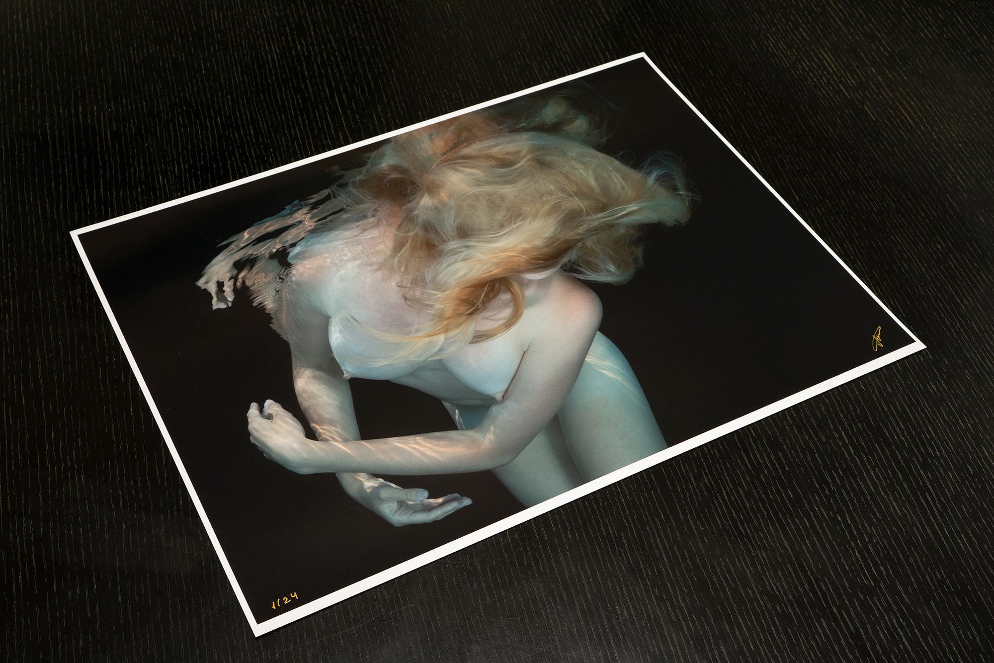Dancing Mermaid - underwater photograph - archival pigment print - Photograph by Alex Sher
