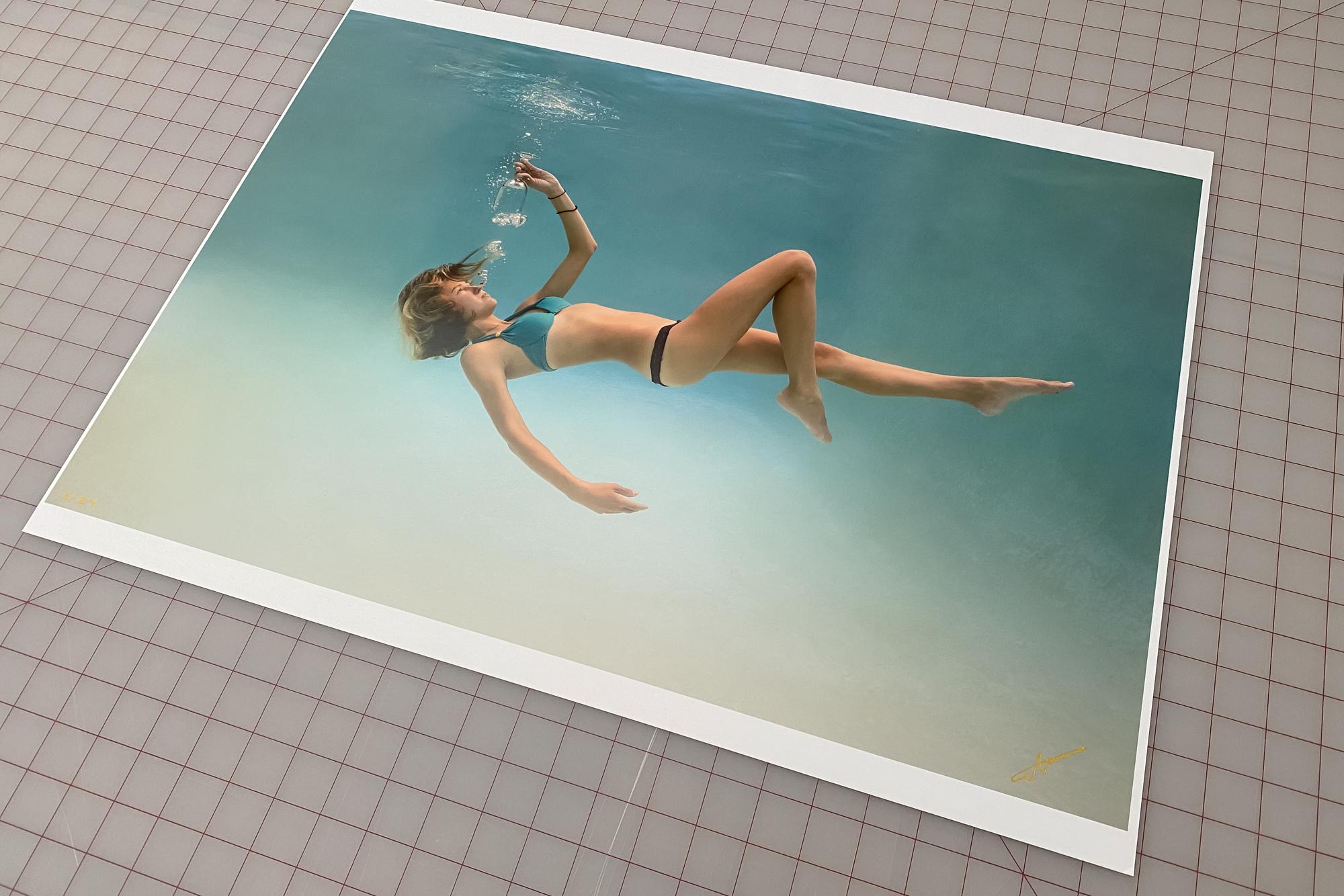 Drinking Air - Unterwasserfotografie - Archivalischer Pigmentdruck 24x36