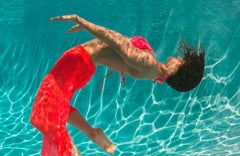 Flurry - underwater photograph - archival pigment print 43" x 62"