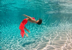 Flurry - underwater photograph - print on aluminum 24" x 36"