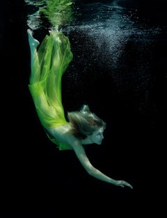 Fairy verte - photographie sous-marine - impression sur papier 35"x27"