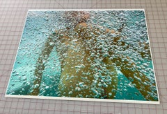 Champán caliente - fotografía de desnudo bajo el agua - pigmento de archivo 18x24"