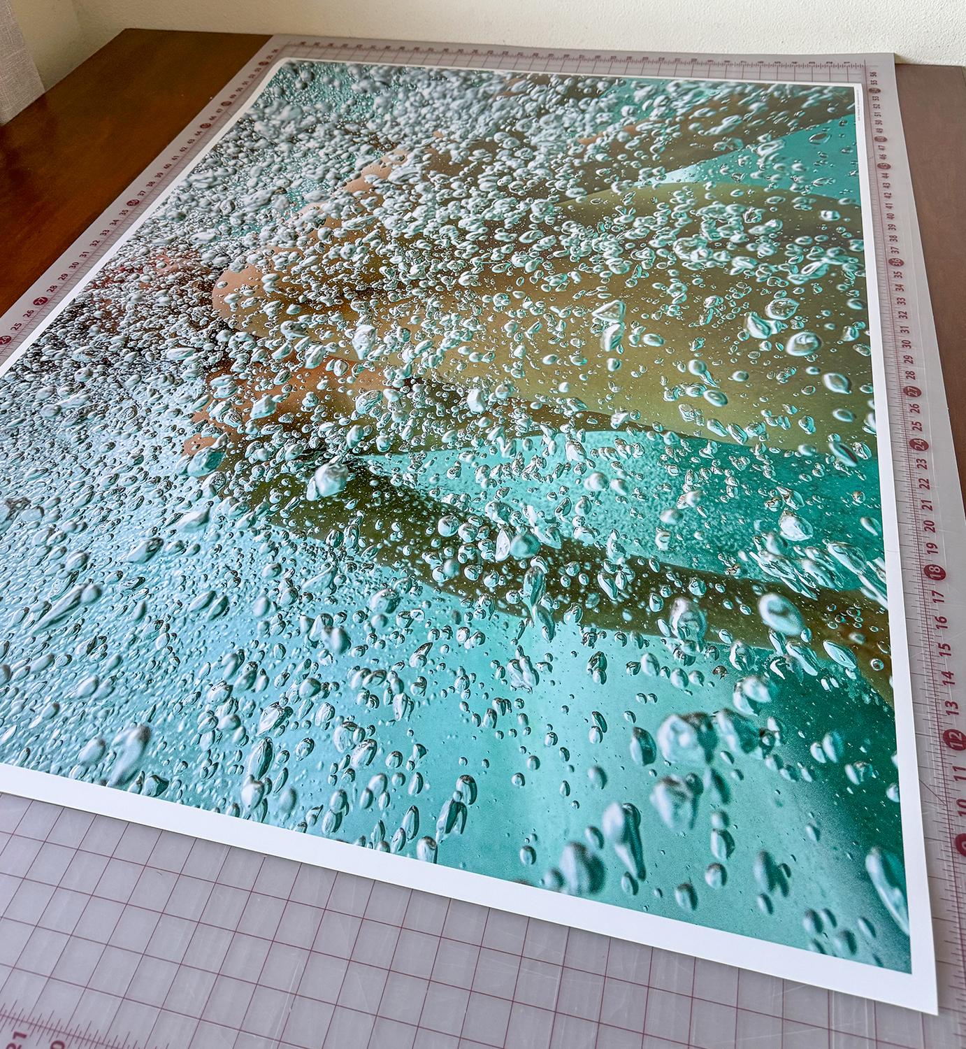 Champagne chaud  - photographie de nu sous-marin - tirage pigmentaire d'archives 35x48