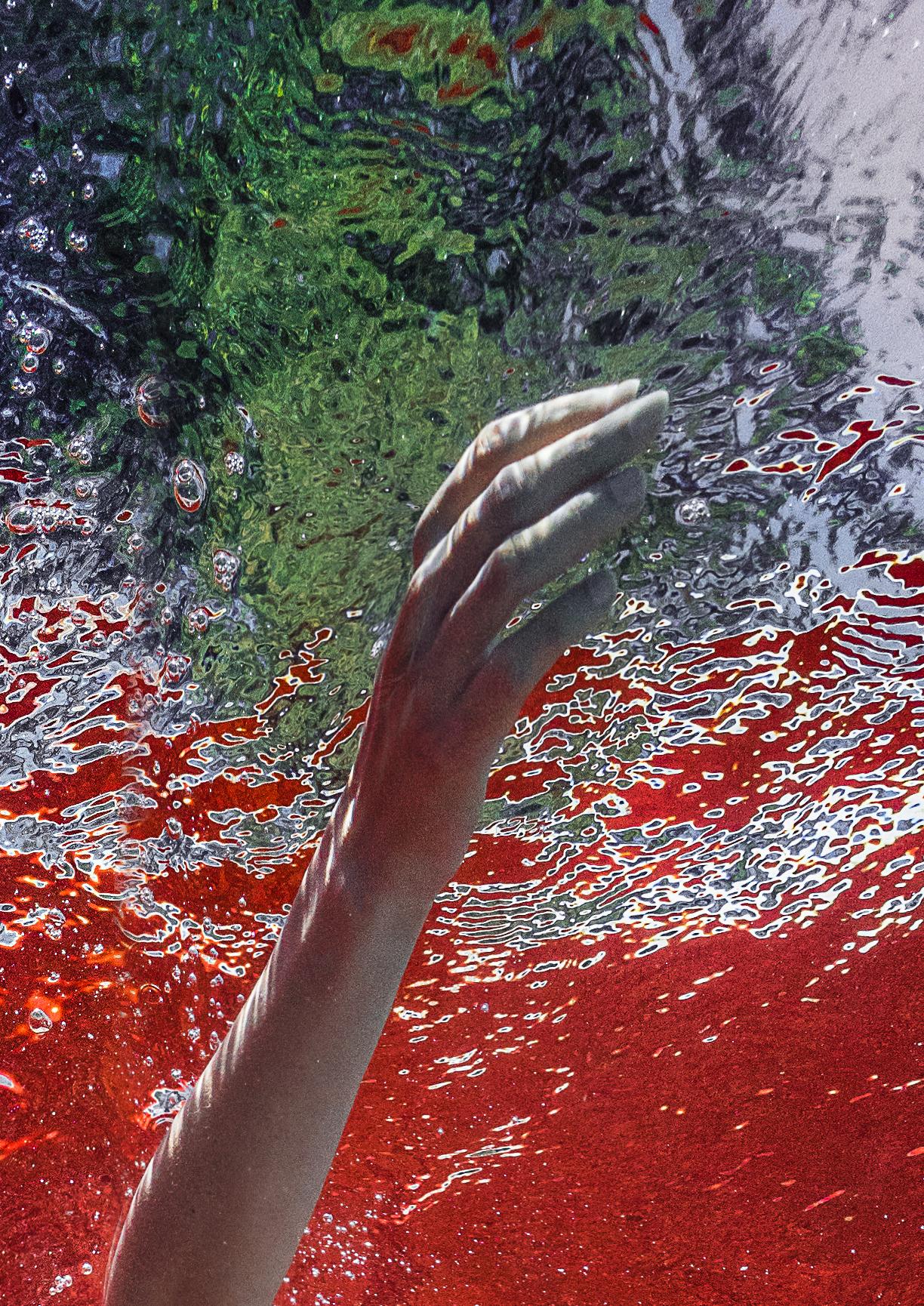 Hot Water - underwater nude photograph - print on aluminum 36