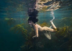 Kelp Mermaid- underwater nude photograph - print on paper 18” x 24”