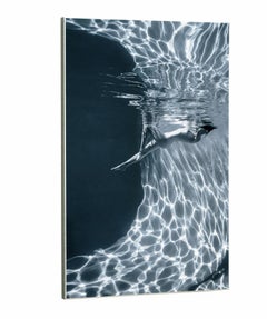 Marble Cave - underwater nude photograph - print on aluminum 12 x 8"