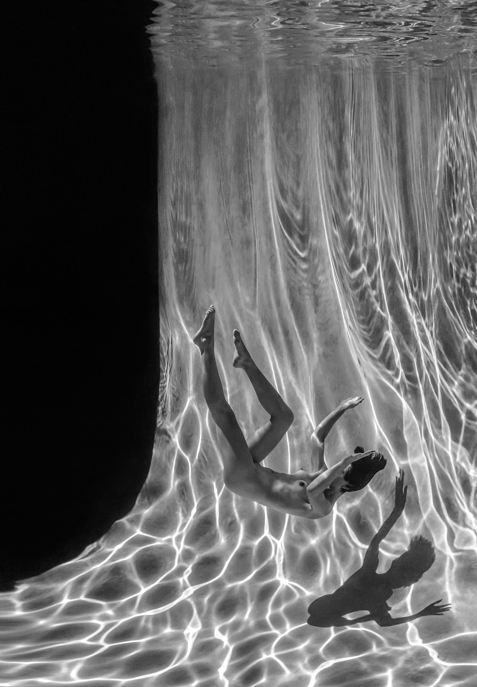 Marble Cave (triptychon) - Unterwasser b&w Aktfotografie - 3 Abzüge 24