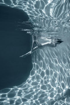 Marble Cave  - underwater nude photograph - print on aluminum 36х24"