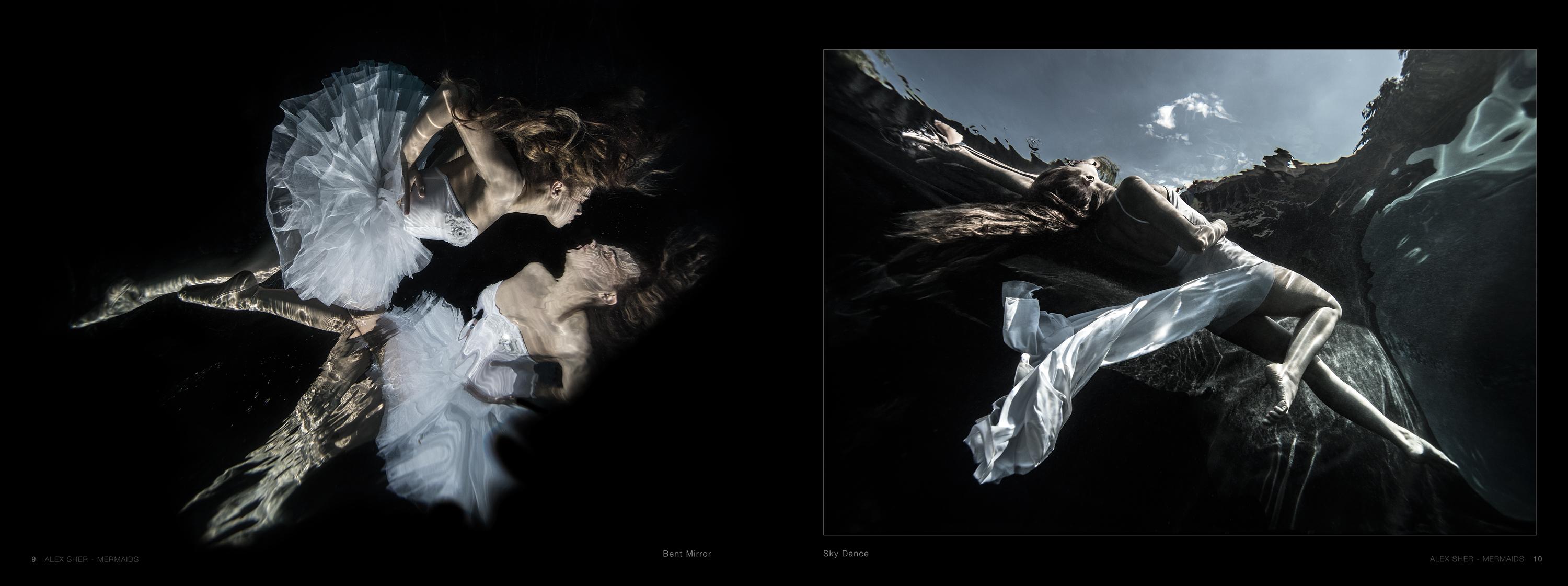 The book “Mermaids” has the best of Alex Sher’s underwater photography for eight years (2010-2018). It blends human erotics with the beauty of the ocean wildlife - transforming the concept of erotic photography into celebration of the almighty