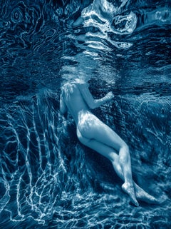 Moonlight IV - photographie de nu sous-marine - impression pigmentaire d'archives 56x43"