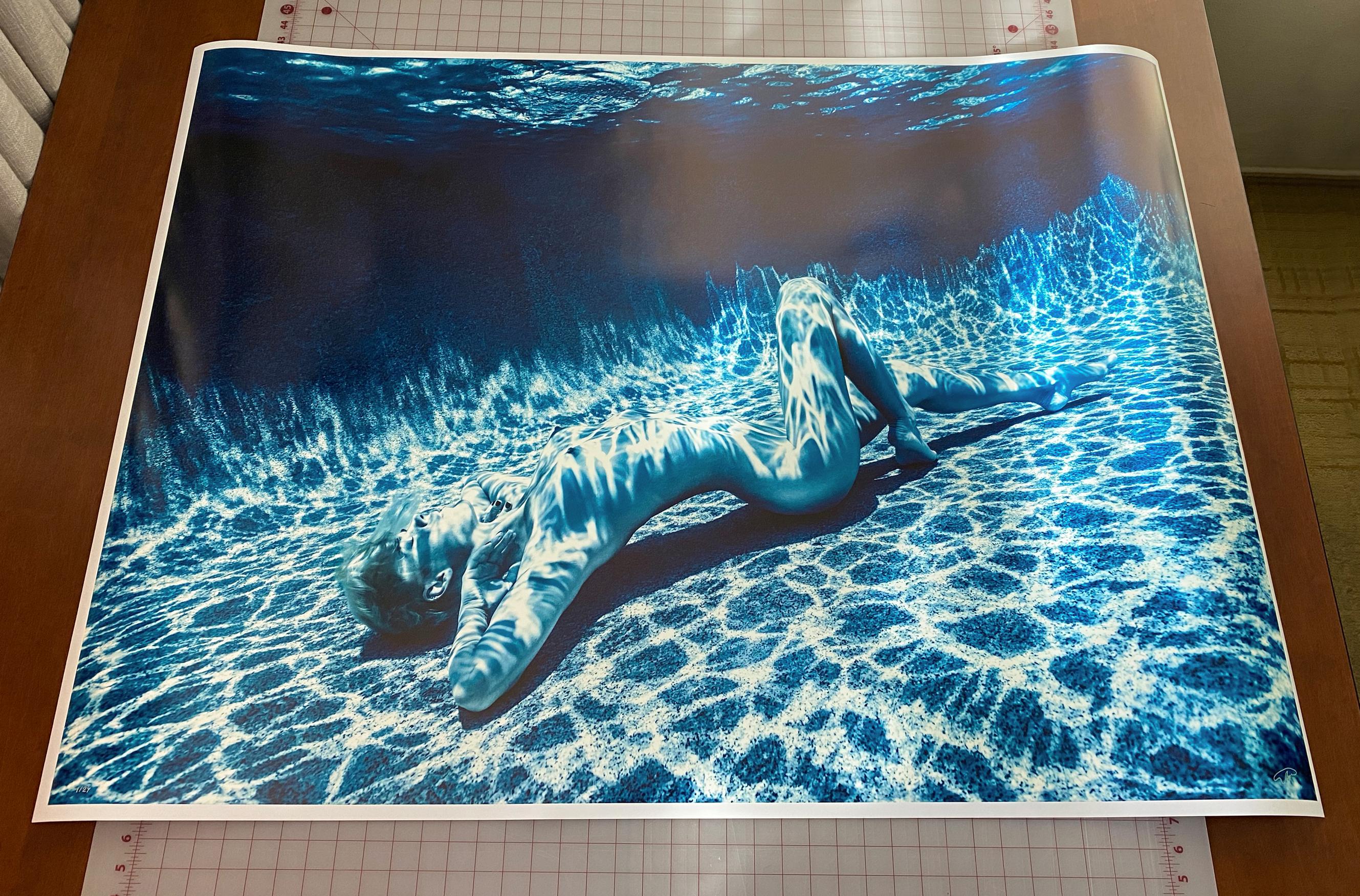 Moonlight - underwater nude photograph - archival pigment print 35x47