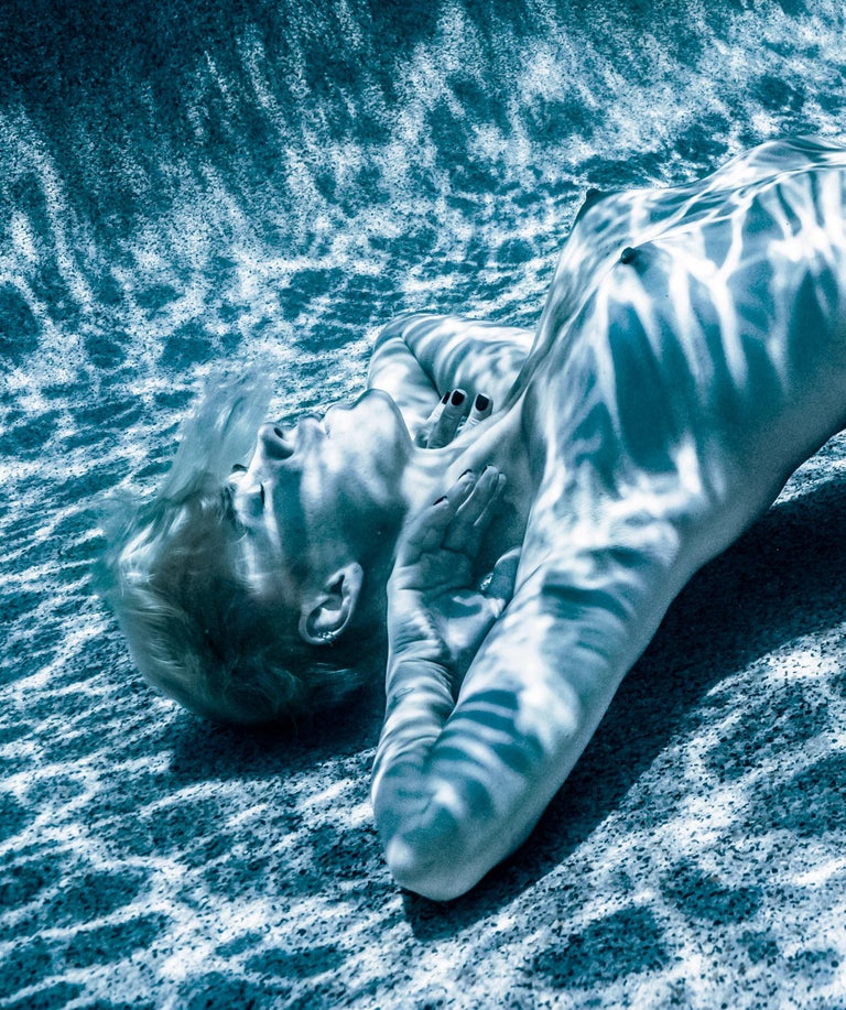 Moonlight - underwater nude photograph - archival pigment print 43x57