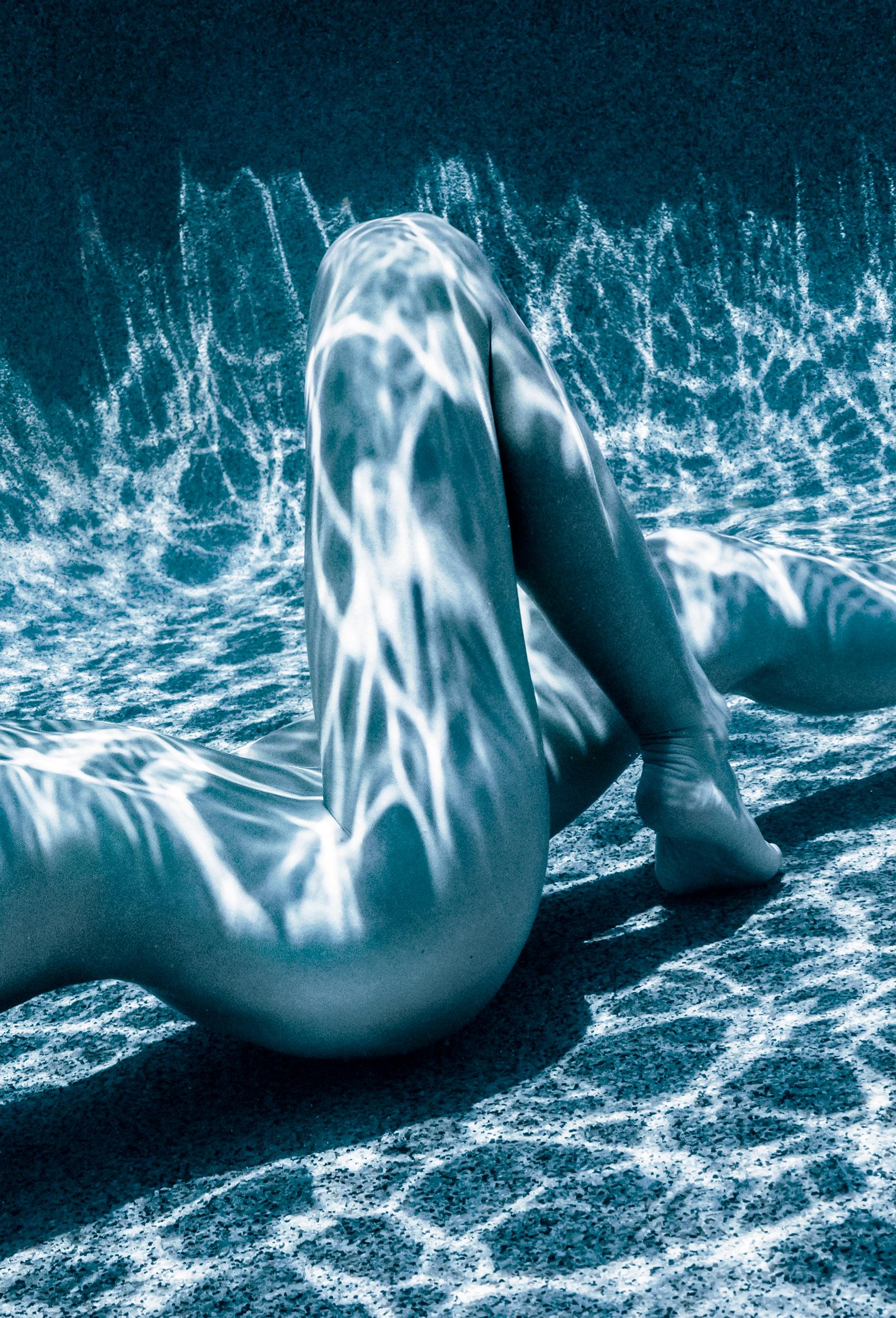 Moonlight - underwater nude photograph - archival pigment print 26x35