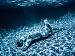 Moonlight - underwater nude photograph - archival pigment print 43x57"