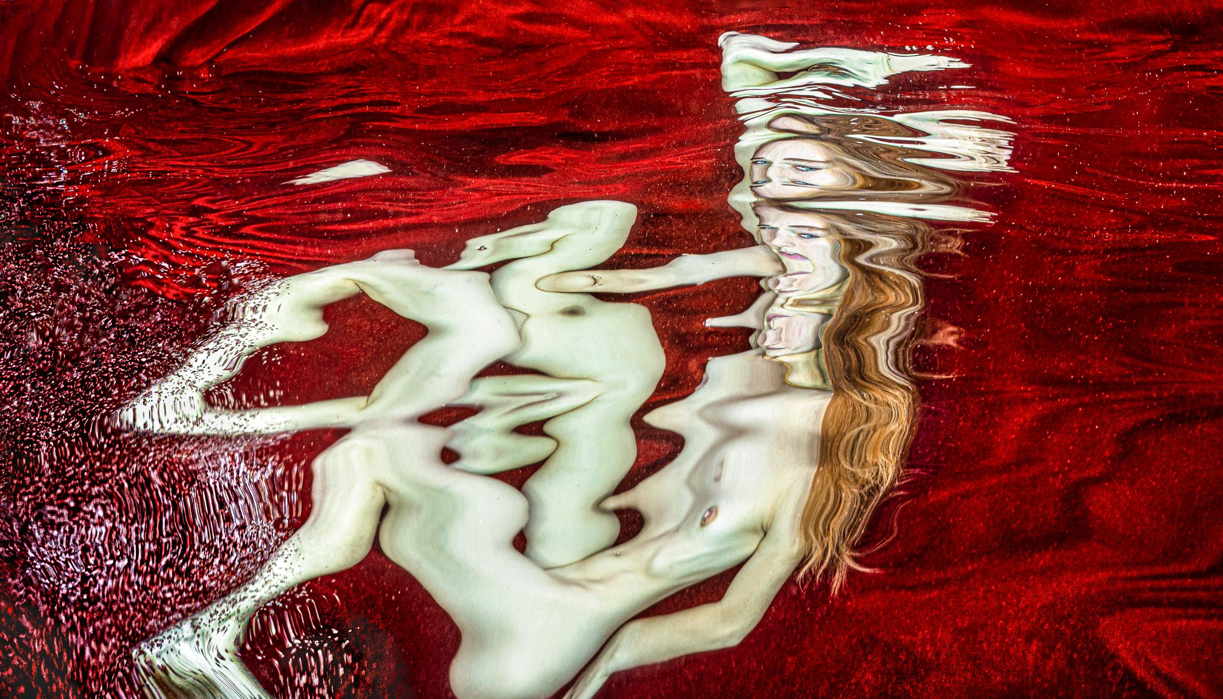 Alex Sher Abstract Photograph - The Trouble - photograph of an underwater reflection - archival print 15 x 23"