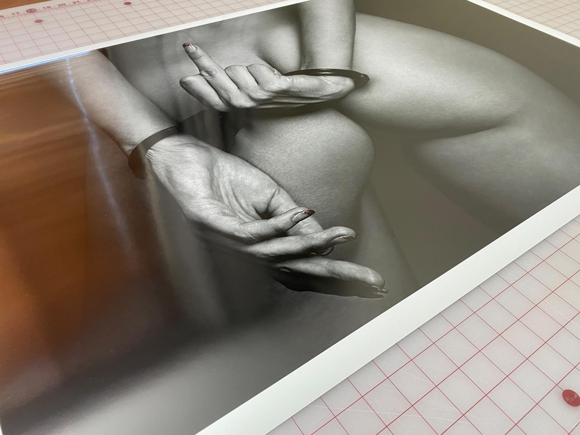 No Way - fotografia di nudo in bianco e nero - stampa d'archivio a pigmenti 22x35