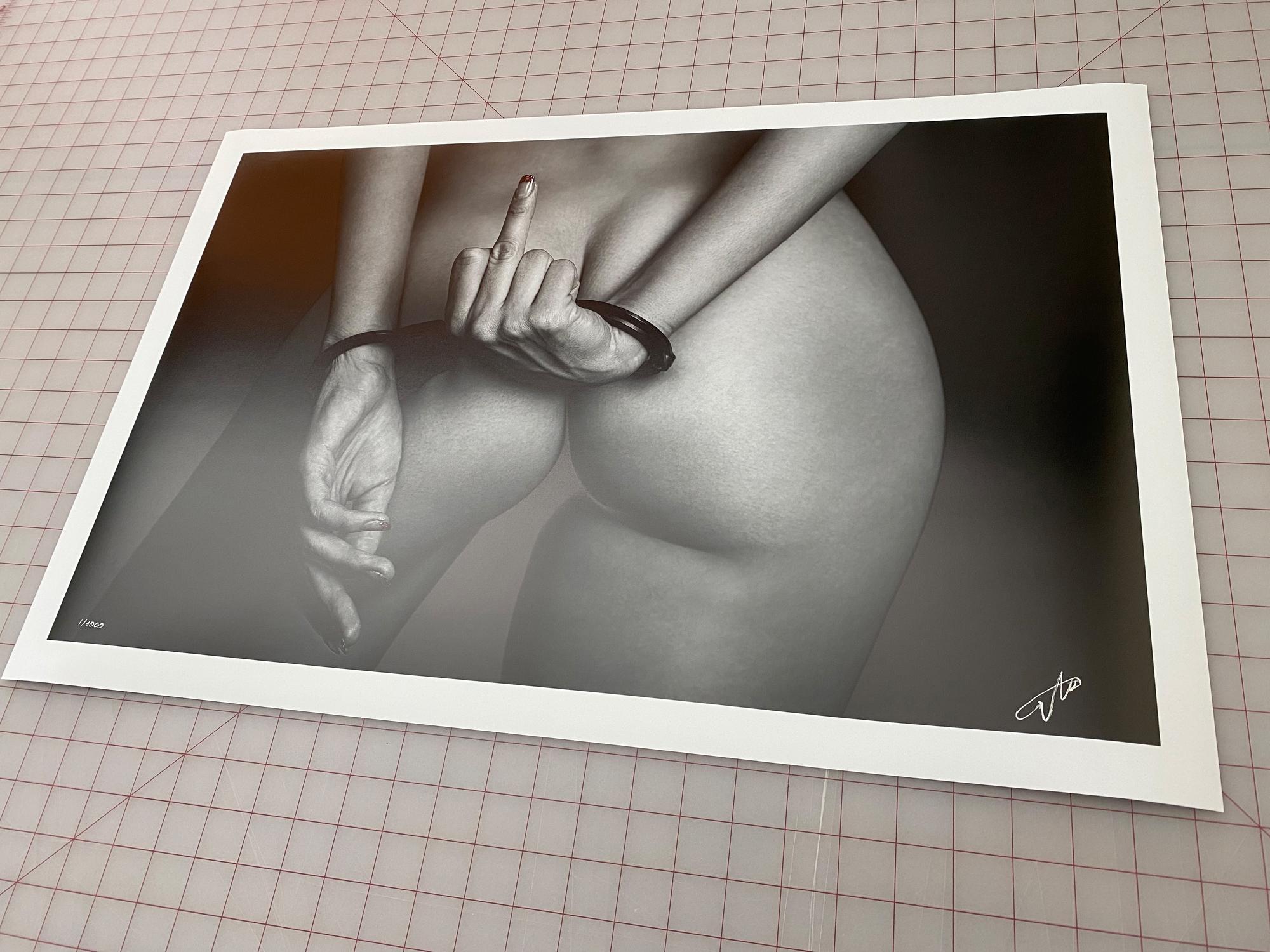 No Way - black & white nude photograph - print on paper 18
