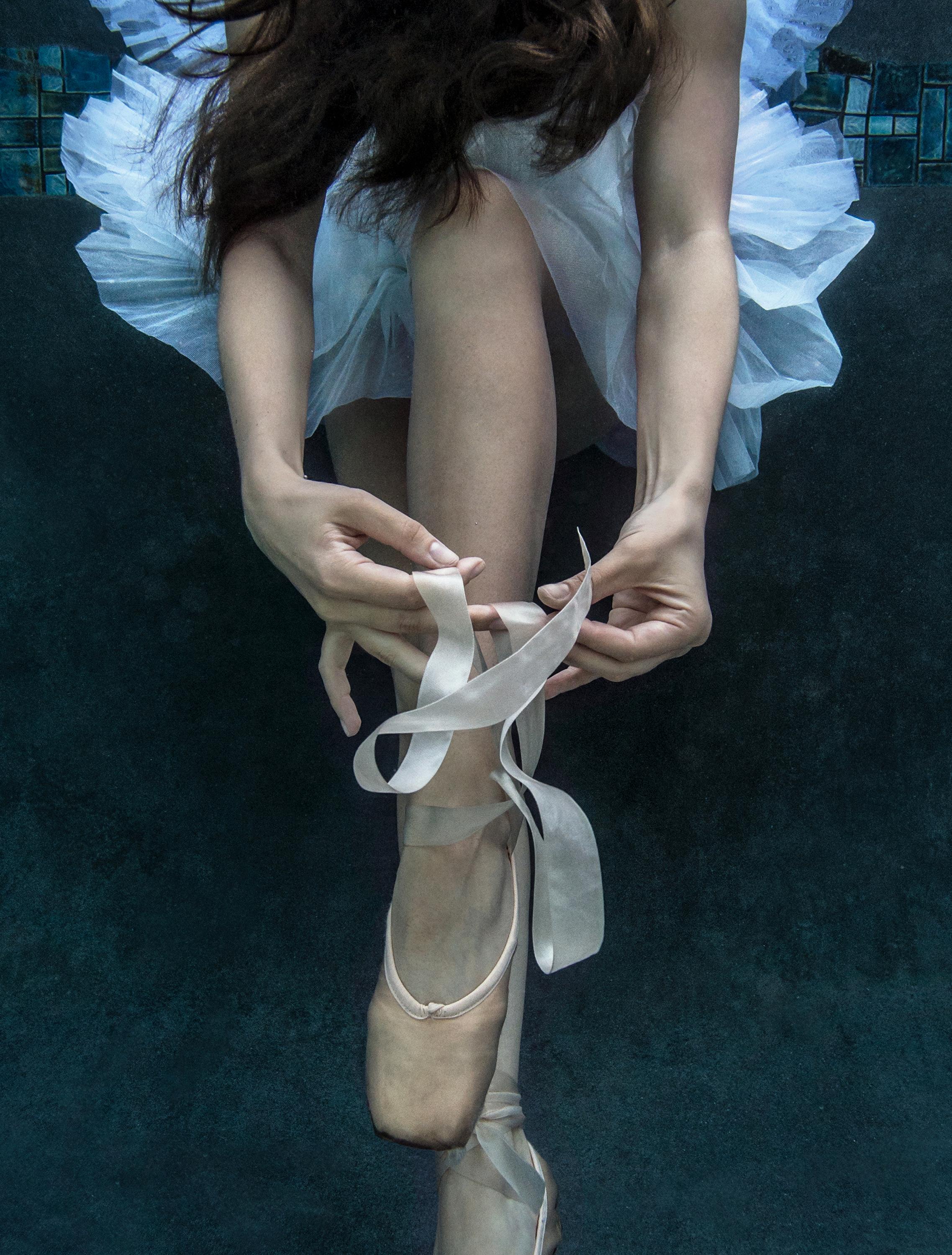 Pointe - underwater photograph - acrylic print - Photograph by Alex Sher