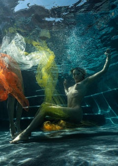 Pool Party IX - underwater nude photograph - archival pigment print 16x24"