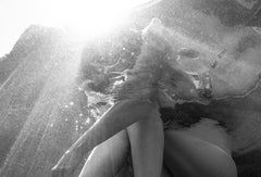 Pool Party X - underwater black&white photograph - archival print 16.6"x23.5"