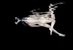 Porcelain II - underwater nude photo - print on aluminum 8 x 12"