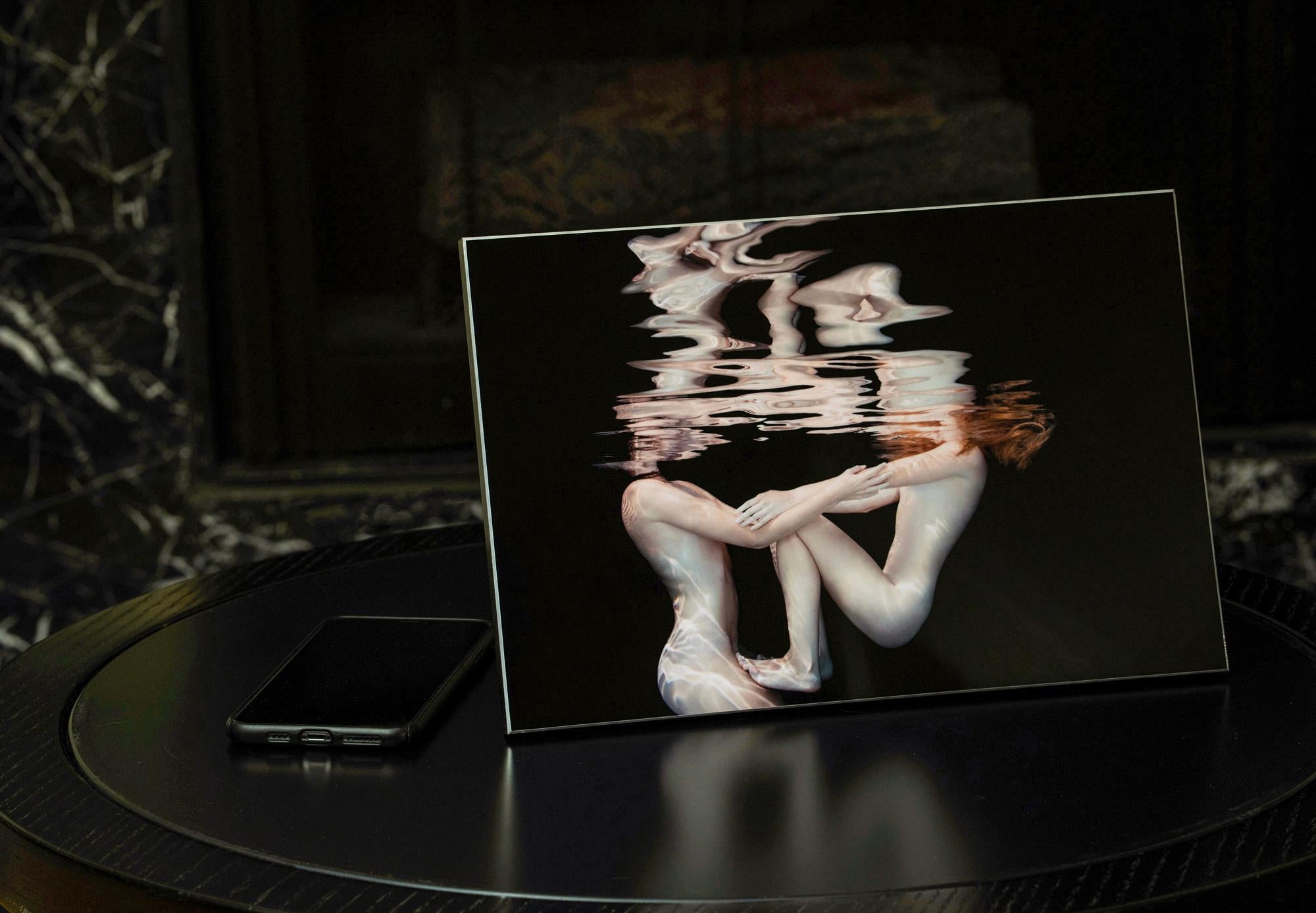Porcelain - underwater nude photo - print on aluminum 8 x 12