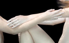 Porcelain - underwater nude photograph - print on aluminum 24" х 36"