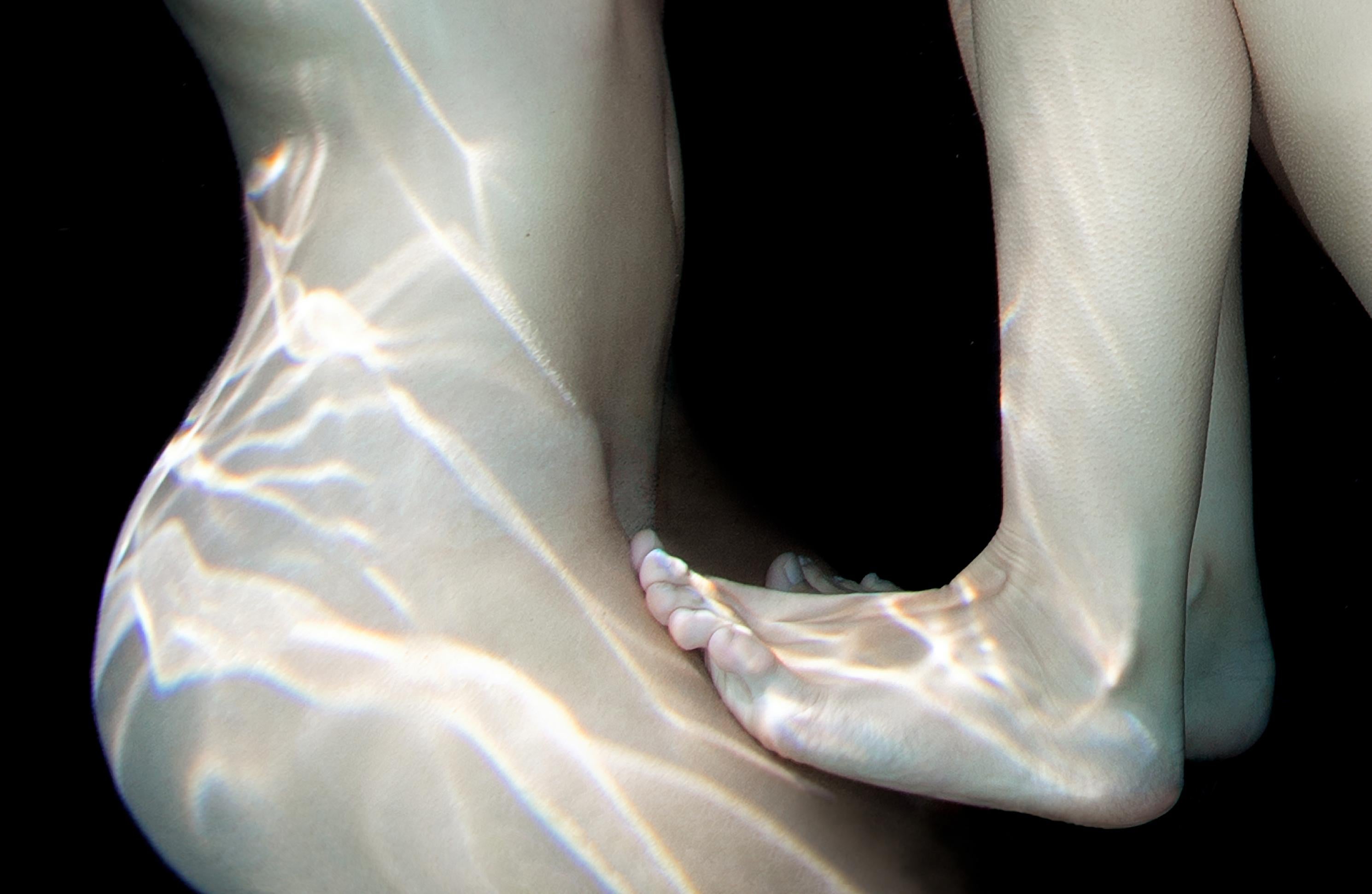 Porcelain - underwater nude photograph - print on aluminum 24