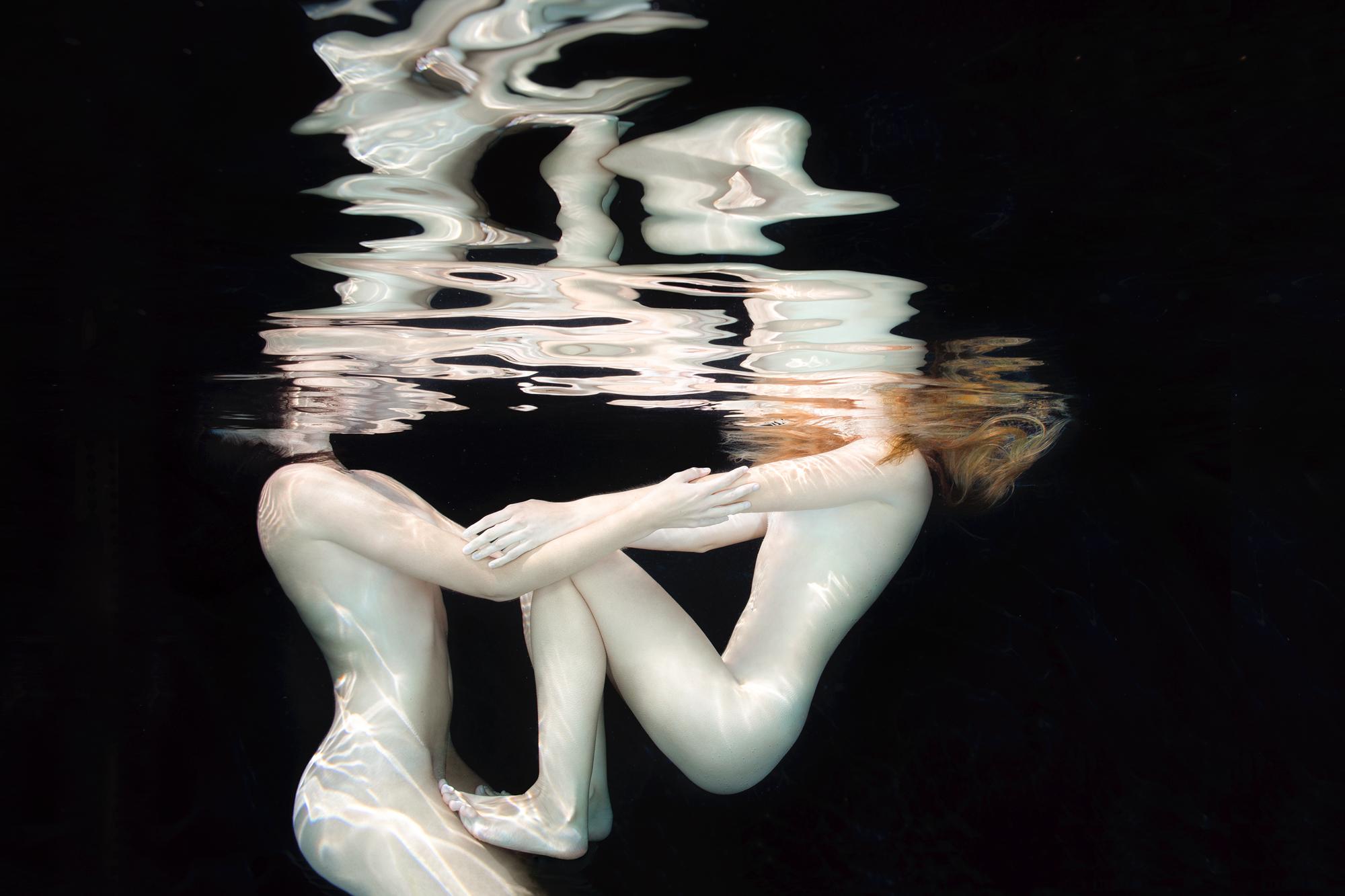 Alex Sher Figurative Photograph - Porcelain - underwater nude photograph - print on aluminum 24" х 36"