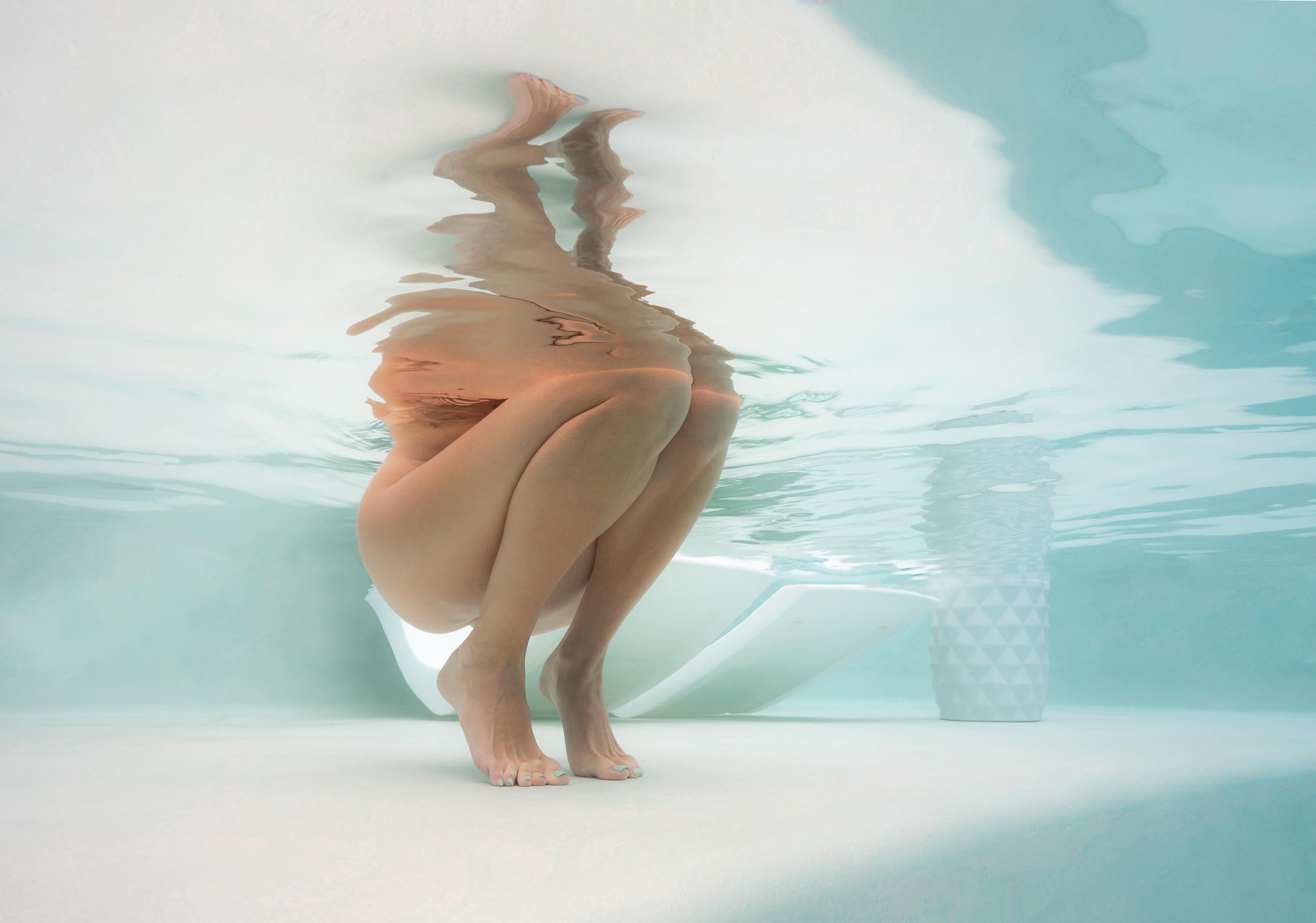 Alex Sher Figurative Photograph - Pristine - underwater nude photograph - archival pigment print 43" х 61"