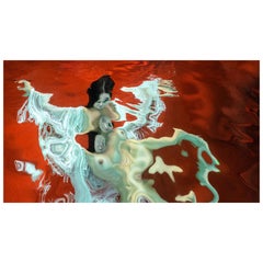 Prophetess – Fotografie einer Unterwasserspiegelung – Archivdruck 35" x 63"
