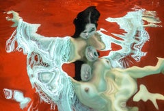 Prophetess - photograph of an underwater reflection - archival print 43" x 77"