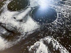 Rounds - underwater black and white photograph - archival pigment print 43x70"