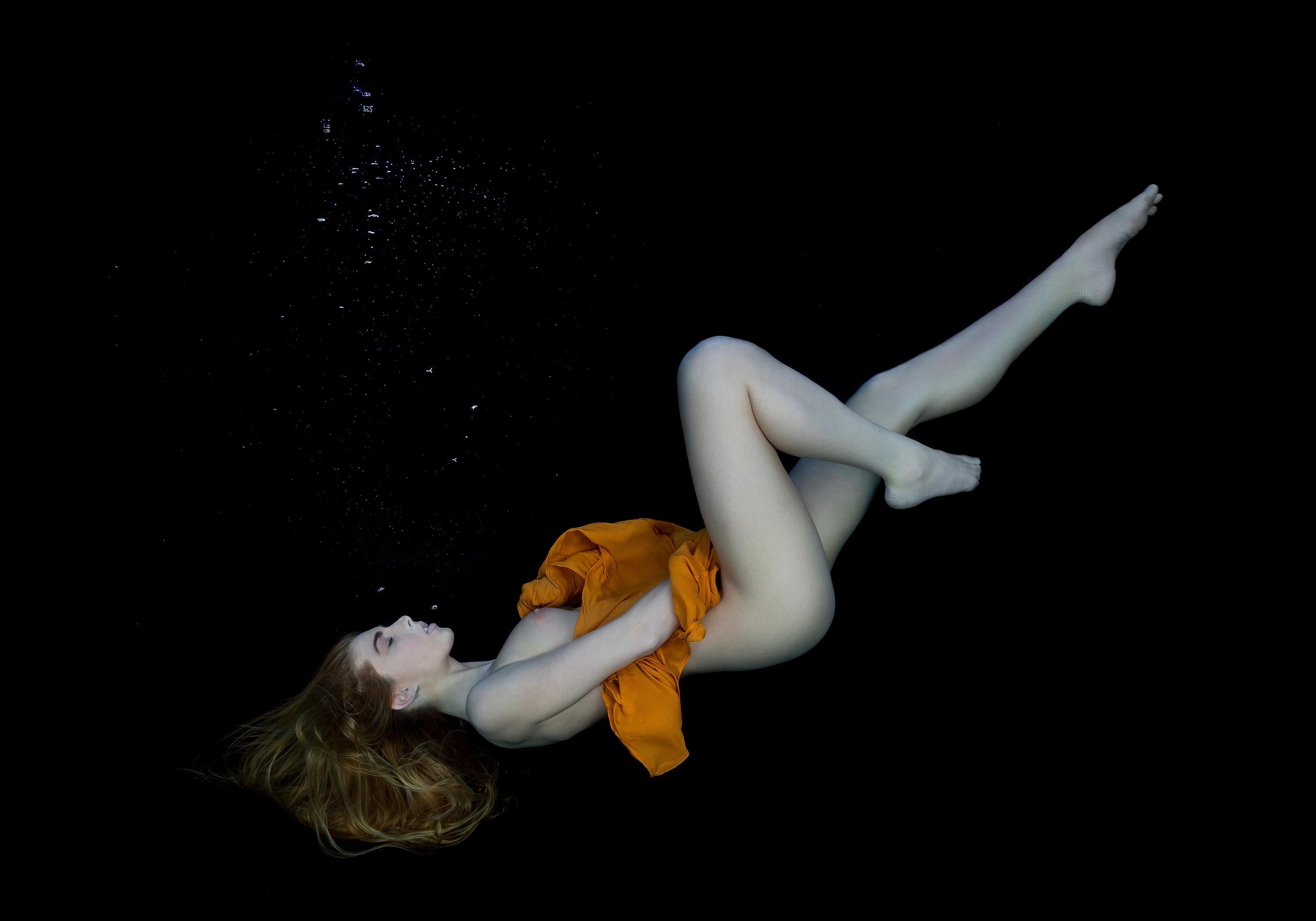 Alex Sher Figurative Photograph - Secret Dreams - underwater nude photograph - archival pigment 16" x 23"
