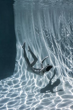 Slow Motion  - underwater nude photograph - print on paper 24" x 16"