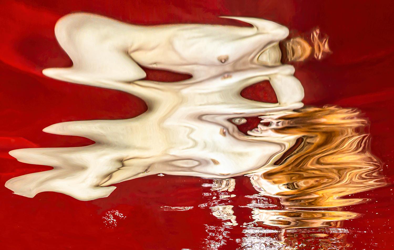 Spark - Unterwasser-Aktfoto - Druck auf Aluminium 8 x 12