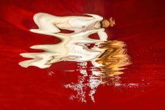 Spark  - underwater nude photograph from series REFLECTIONS - acrylic 32x48"