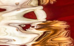 Spark  - underwater nude photograph from series REFLECTIONS - print on aluminum
